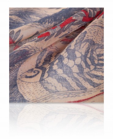 Палантин Женский ZW-TRIBAL/CREAM